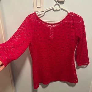 WOLFORD strech lace top